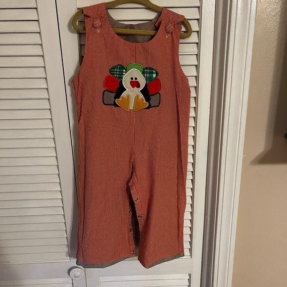 2 Sided Longall- Pumpkin & turkey - Picture 3 of 7